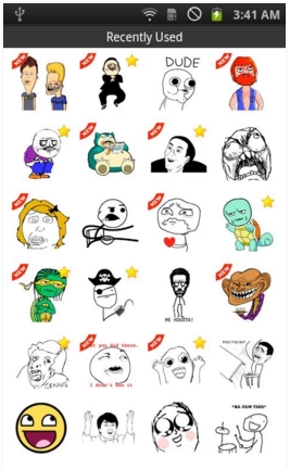 sms rage faces