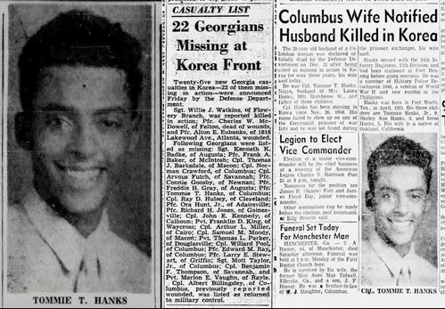72년만에 확인된 미군 유해 한국전 참전 토미 행크스