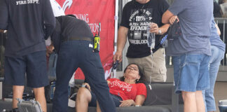 전국유세 재개 트럼프, 폭염비상…생수 수천병·가림막텐트 준비